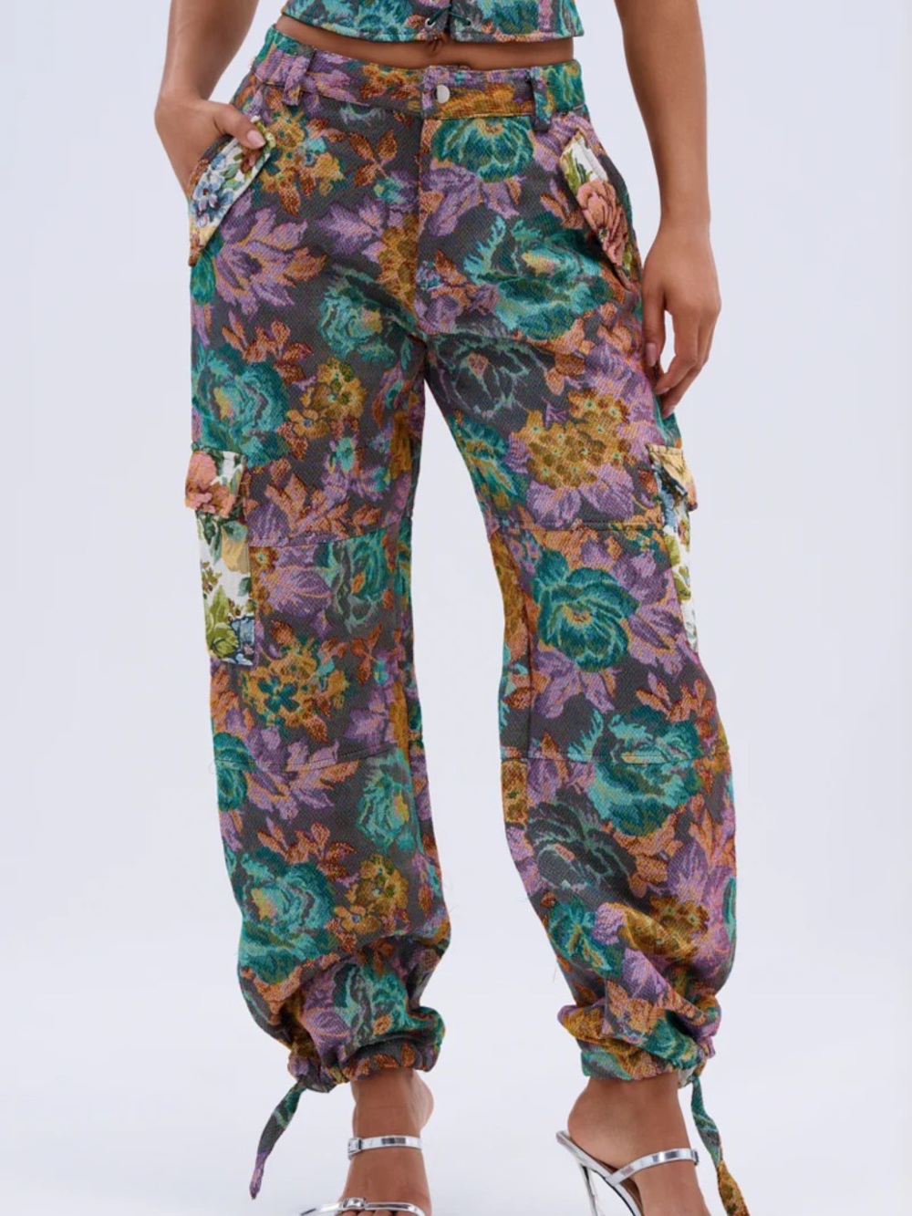 LOGAN SQUARE JACQUARD CARGO PANT - M